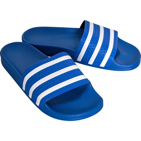 adidas adilette slippers blauw|adidas adilette sokken.